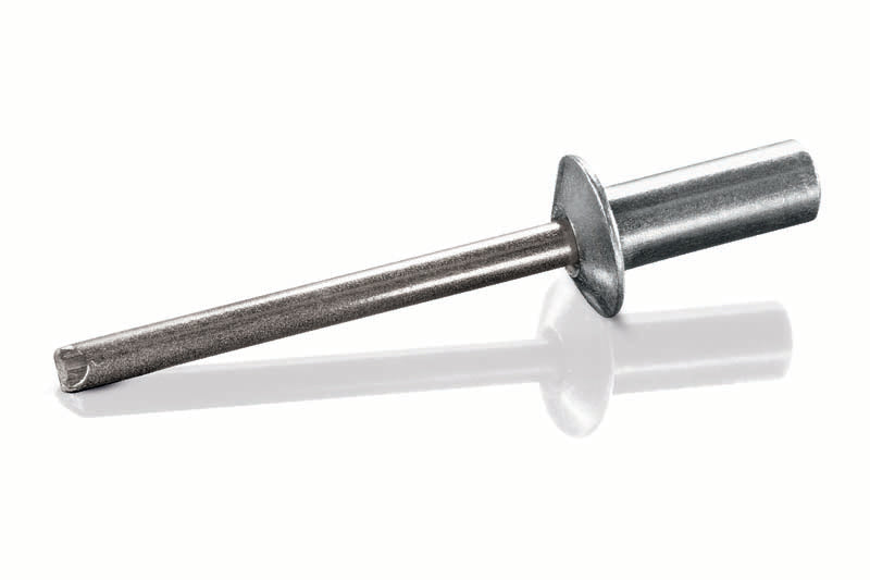 3/16" (.126-.187" Grip) Dome Head Aluminum / Stainless Closed End Blind Rivet (250 / box)