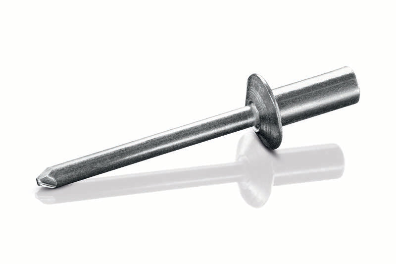 1/8" (.063-.125" Grip) Dome Head Aluminum / Aluminum Closed End Blind Rivet (1000 / box)