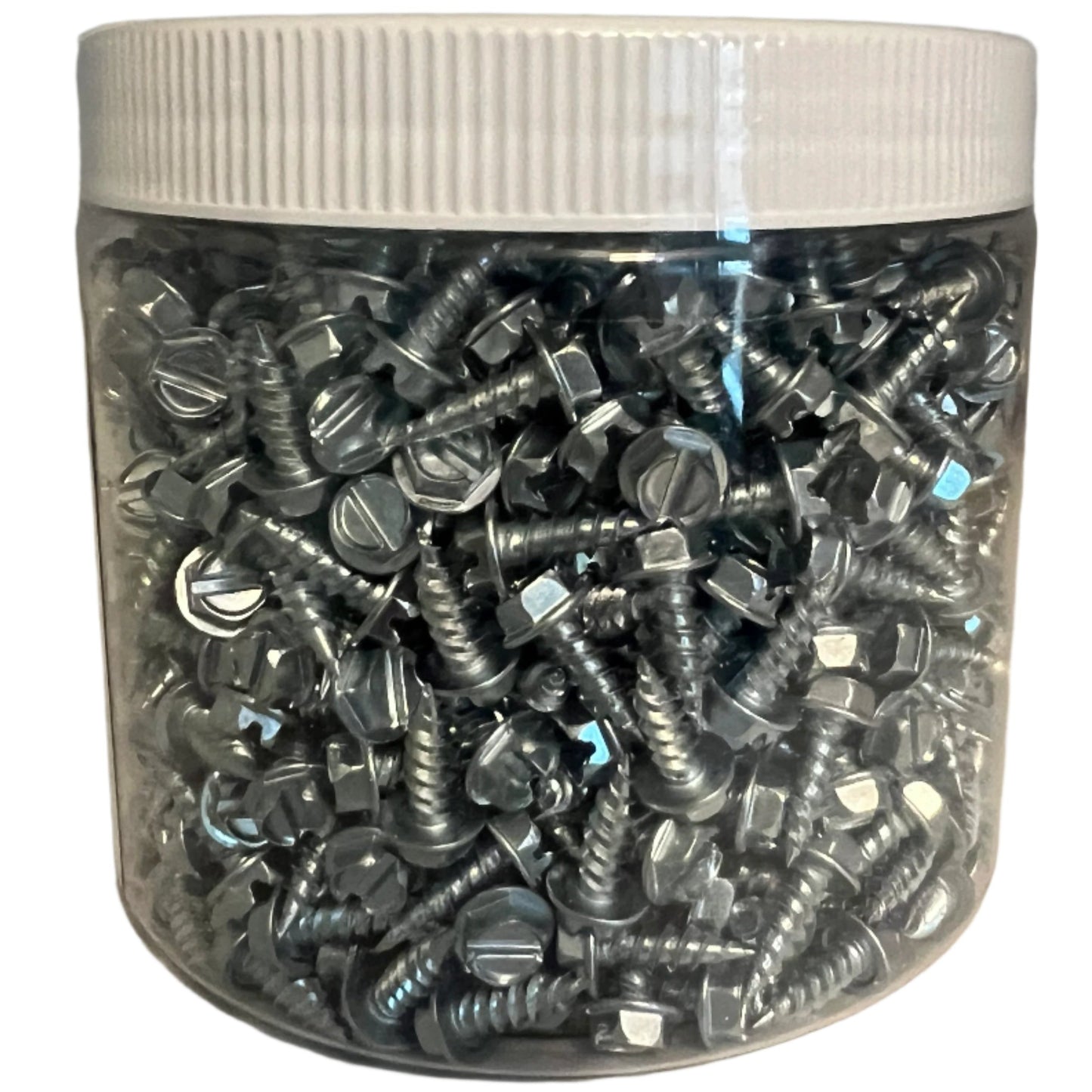 #6 X 3/8" HWH Pierce Point Screws, Zinc QTY: 1000