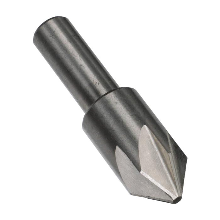 1/4" 60° Solid Carbide Countersink removes sharp edges and burrs efficiently for a smooth, professional finish.