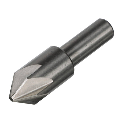 3/16" 60° HSS 6-Flute Chatterless Countersink removes sharp edges and burrs efficiently for a smooth, professional finish.
