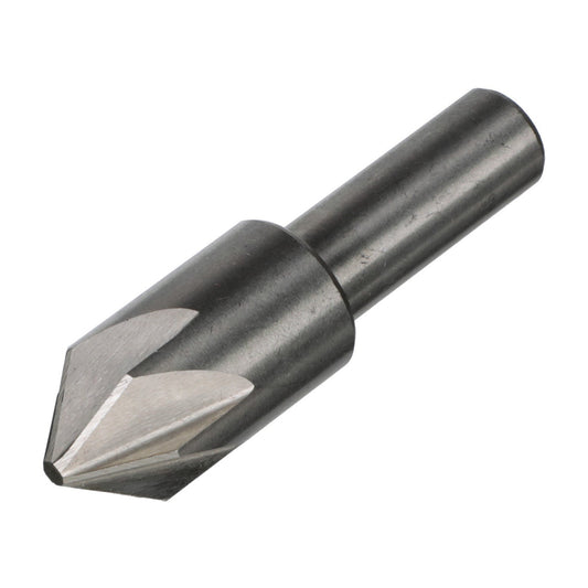 3/16" 60° HSS 6-Flute Chatterless Countersink removes sharp edges and burrs efficiently for a smooth, professional finish.