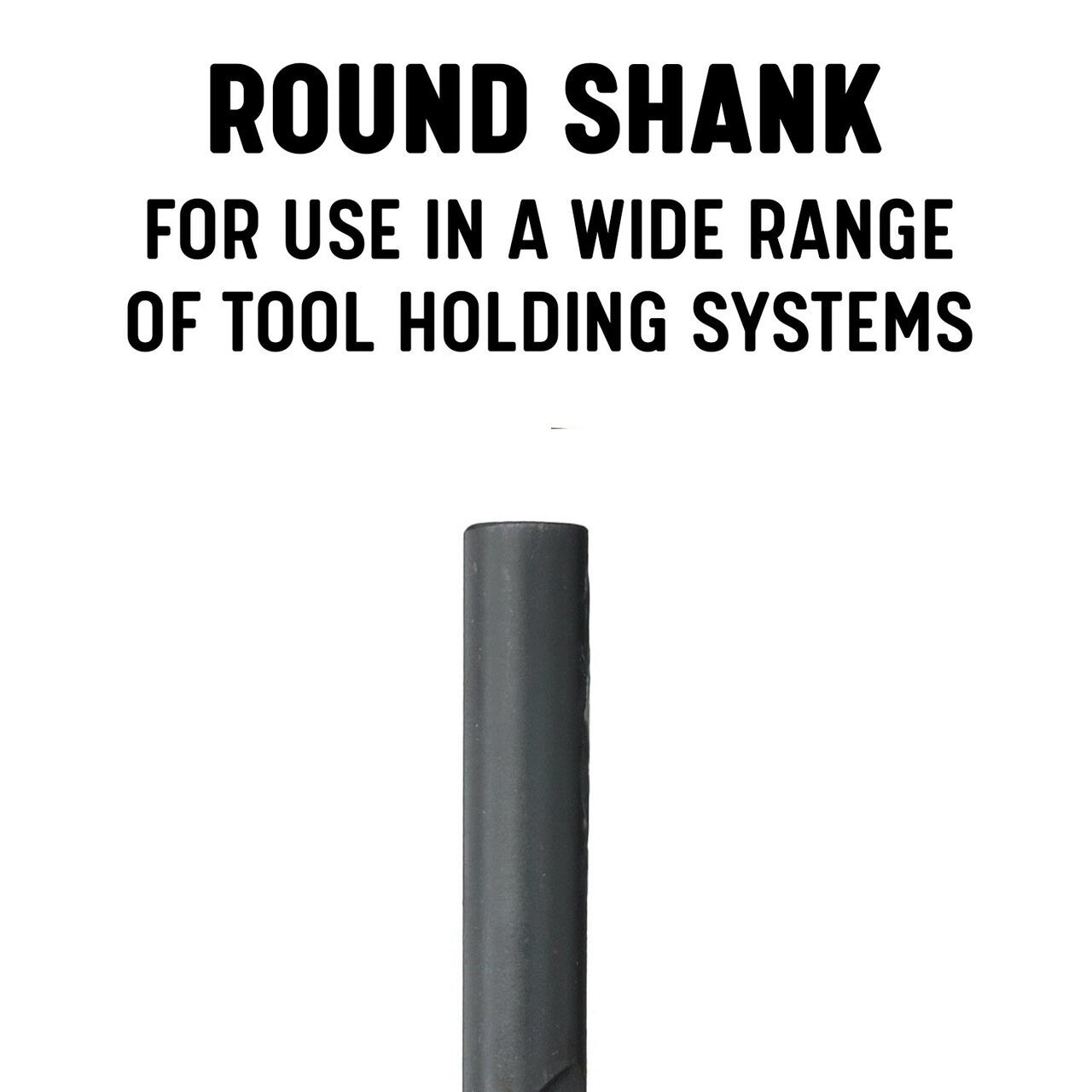#16 HSS Black Oxide Jobber Length Drill Bit, Qualtech