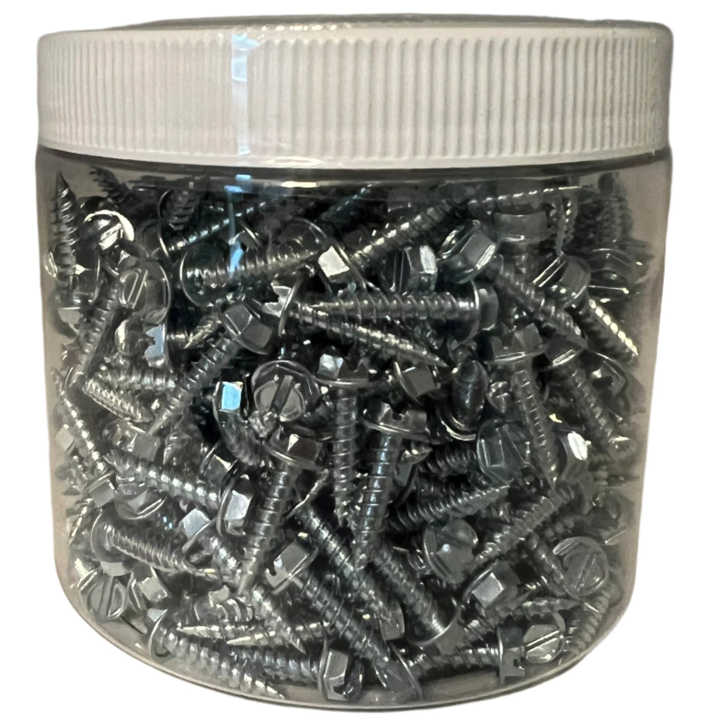 #8 X 3/4" HWH Pierce Point Screws, Zinc QTY: 500