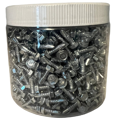 #8 X 1/2" HWH Self-Drilling Sheet Metal Screws, Zinc QTY: 1000