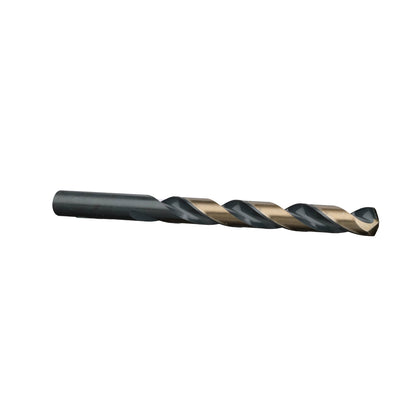 29 Piece HSS Black & Gold Jobber Drill Bit Set, 1/16 - 1/2 x 1/64, Round Shatter Proof Plastic Case