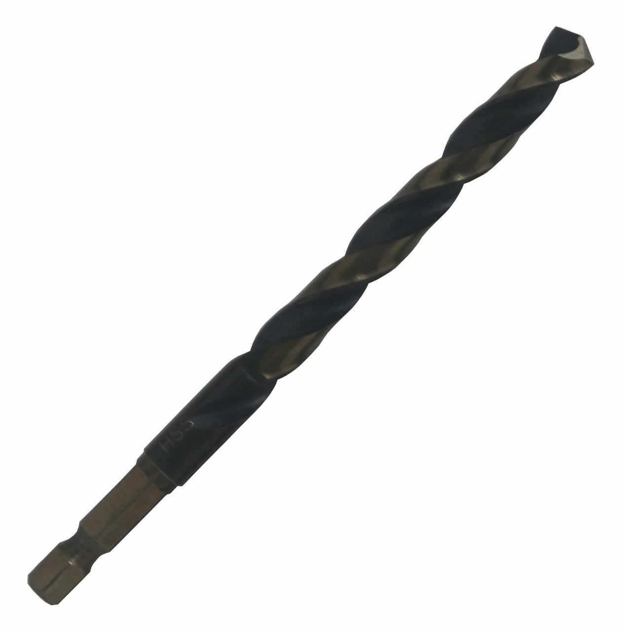 5/16" Hex Shank Black & Gold HSS Drill by Drill America, engineered for performance and durability in demanding applications.