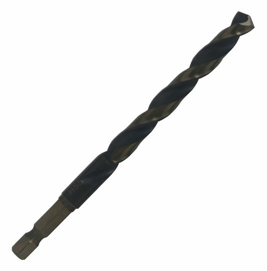 5/16" Hex Shank Black & Gold HSS Drill by Drill America, engineered for performance and durability in demanding applications.