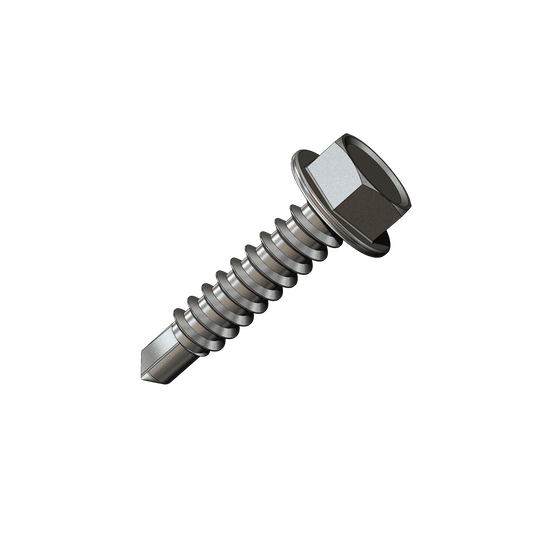 #8 X 3/4" HWH Self-Drilling Sheet Metal Screws, Zinc QTY: 1000 provides reliable fastening with sharp threads and a strong finish for lasting hold.