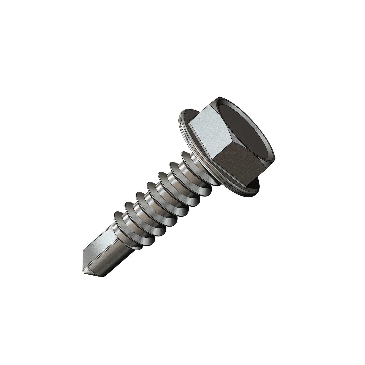 #10 X 3/4" HWH Self-Drilling Sheet Metal Screws, Zinc QTY: 500 provides reliable fastening with sharp threads and a strong finish for lasting hold.