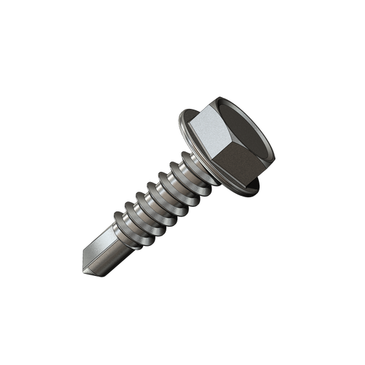 #10 X 3/4" HWH Self-Drilling Sheet Metal Screws, Zinc QTY: 500 provides reliable fastening with sharp threads and a strong finish for lasting hold.