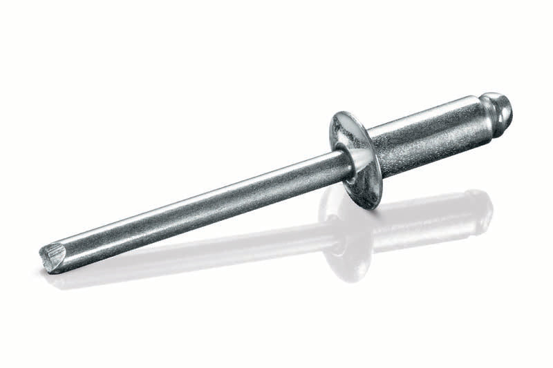 1/4" (.126-.250 Grip) Dome Head Steel/Steel Blind Rivet (250/box) delivers secure fastening with durable construction, ideal for sheet metal and assembly work.