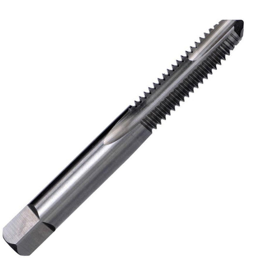#5-40 HSS 2-Flute Spiral Point Tap improves tool life and performance with superior lubrication for drilling and tapping.