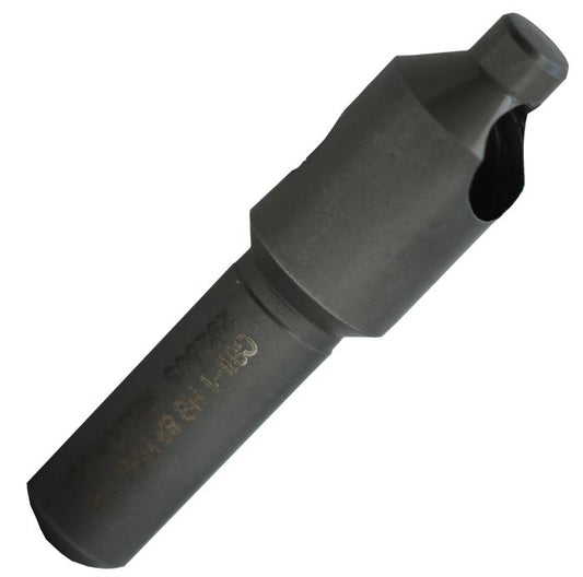 1/4" X 1/4" 82° Piloted Weldon Countersink removes sharp edges and burrs efficiently for a smooth, professional finish.
