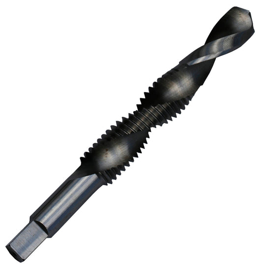 9/16-12 HSS Combined Drill & Tap (DRAP) improves tool life and performance with superior lubrication for drilling and tapping.