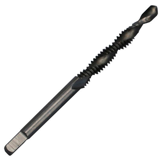 #8-32 HSS Combined Drill & Tap (DRAP) improves tool life and performance with superior lubrication for drilling and tapping.