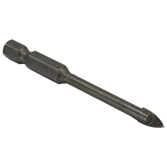 1/8" Hex Shank Single Carbide Tip Glass & Tile Drill Bit by Drill America, carbide tip drill bit for precision work