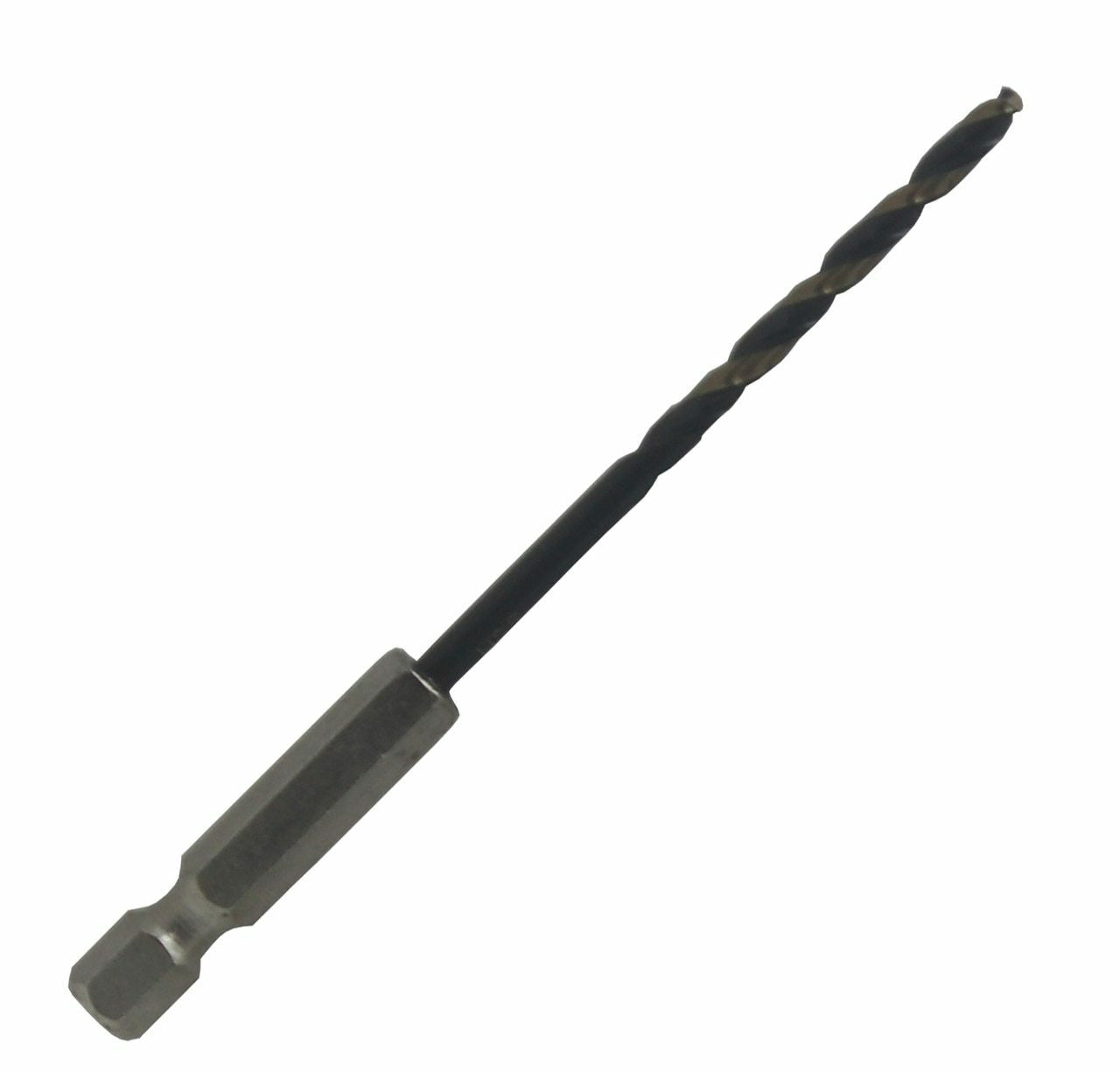 9/64" Hex Shank Black & Gold HSS Drill by Drill America, engineered for performance and durability in demanding applications.